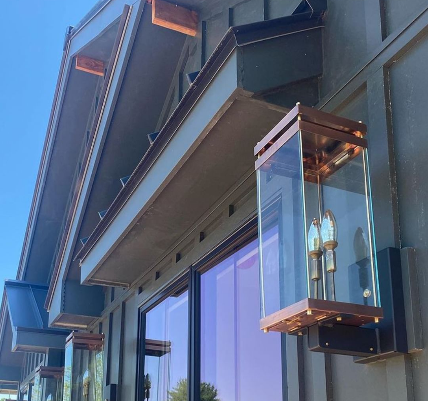 The CopperSmith Austin Electric Wall Mount Lifestyle 4