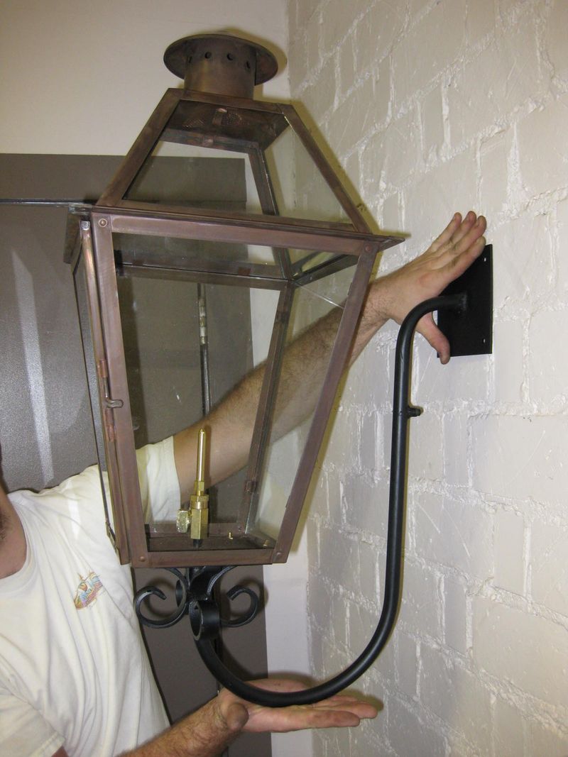 St. James Magnolia Gas Gooseneck Wall Mount Lifestyle 71