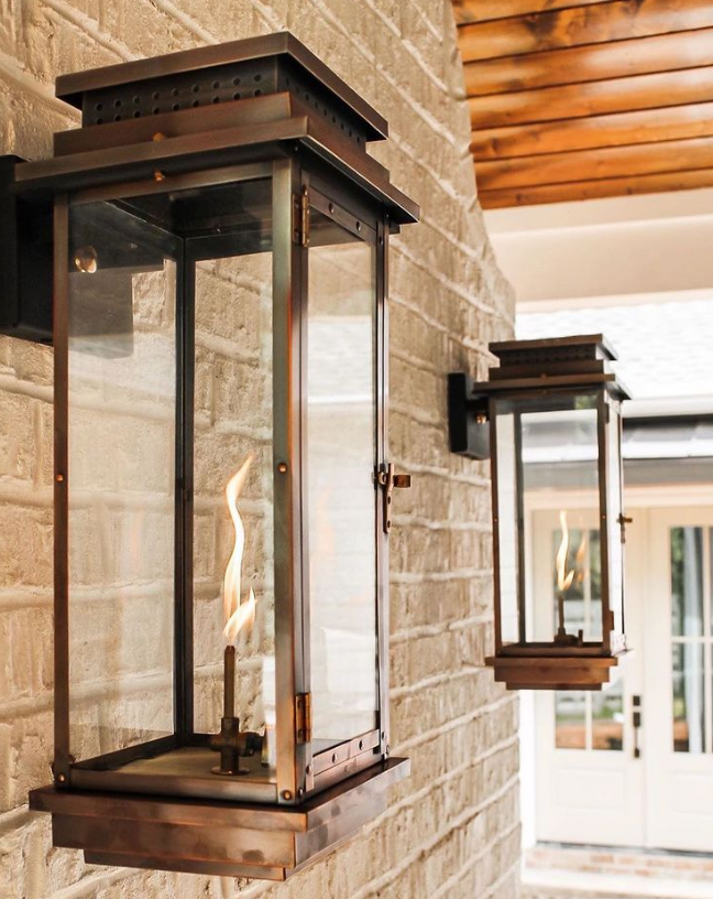 The CopperSmith Contempo Gas Wall Mount Lifestyle 20