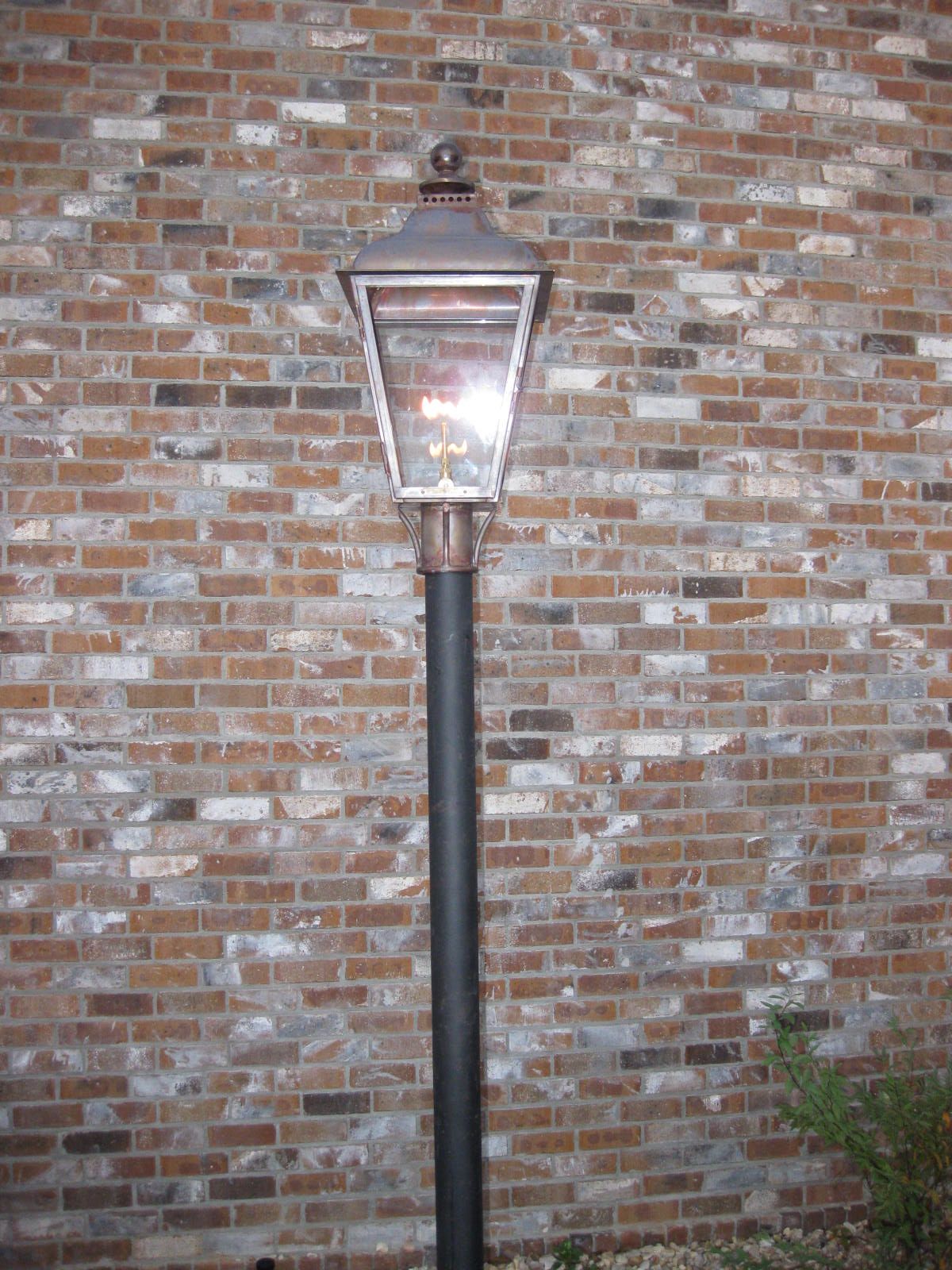 St. James Brunswick Gas Post Mount Lifestyle 8