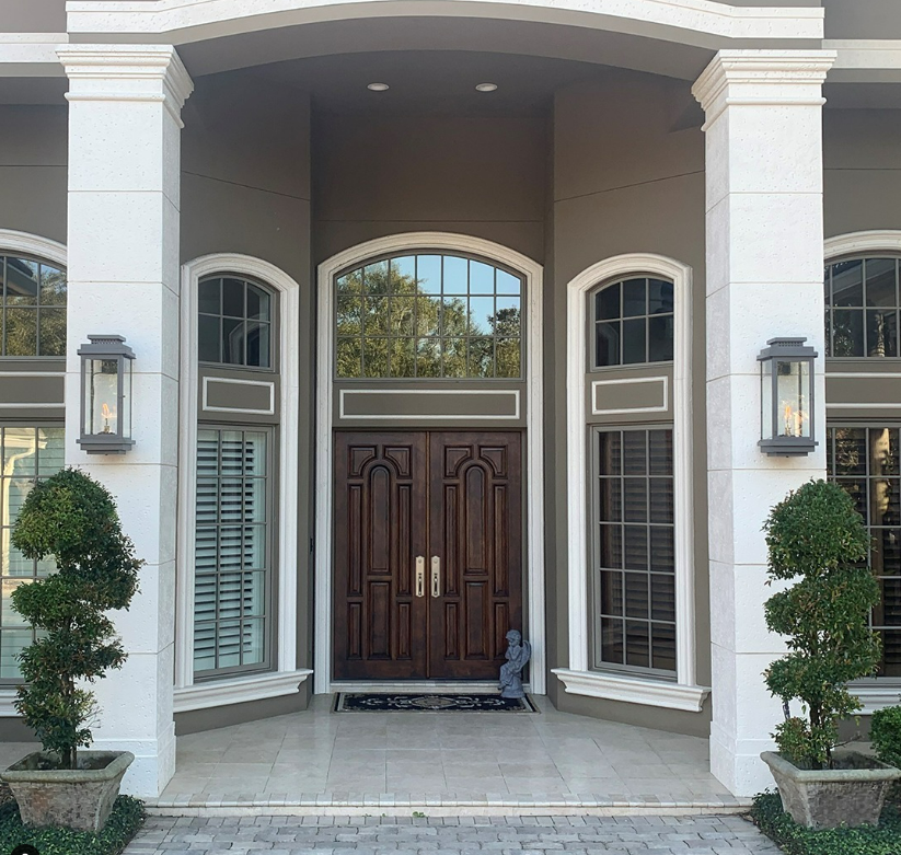 The CopperSmith Contempo Gas Wall Mount Lifestyle 24