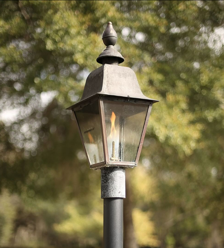 The CopperSmith Belmont Gas Post Mount Lifestyle 7