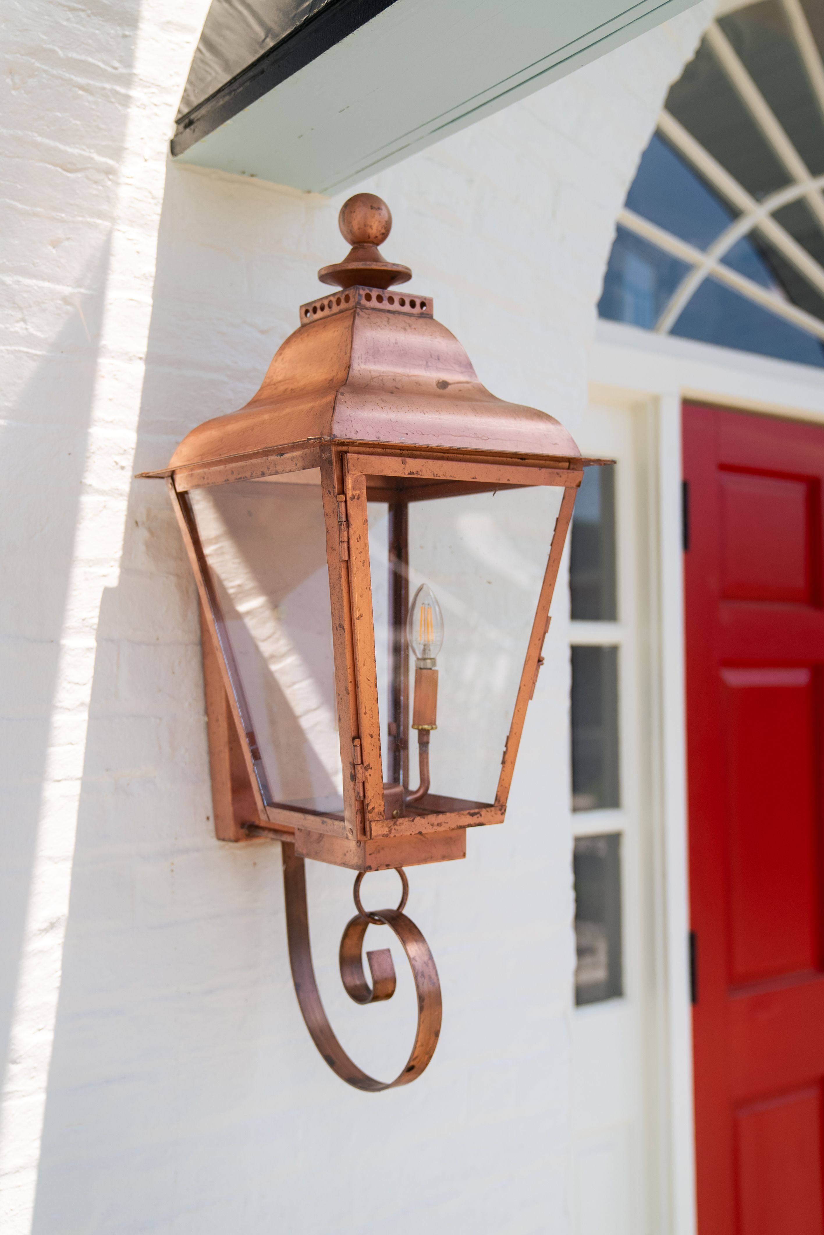 St. James Brunswick Electric Bottom Scroll Wall Mount Lifestyle 2