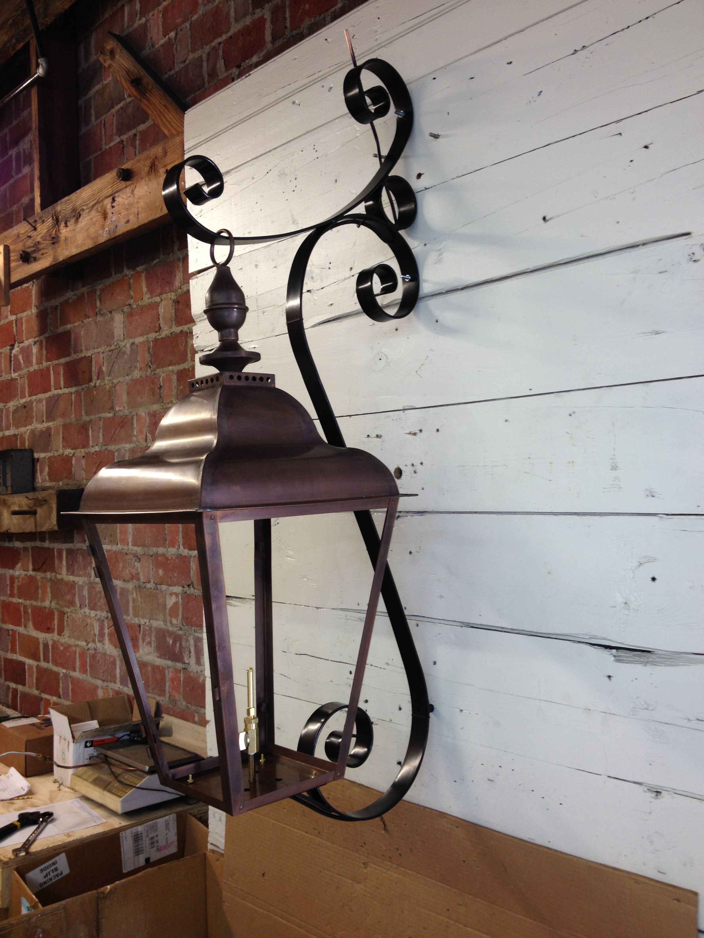 St. James Brunswick Custom Scrolls Gas Wall Mount Lifestyle 42