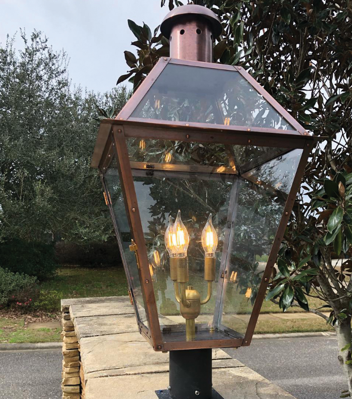 The CopperSmith Georgetown Electric Pier Mount Lifestyle 24