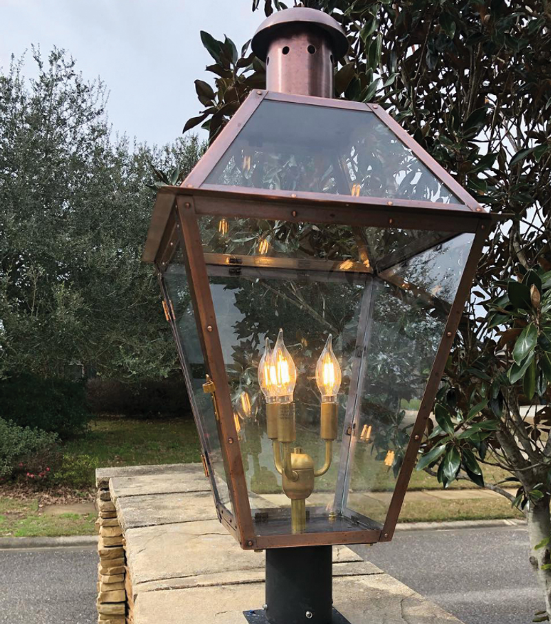 The CopperSmith Georgetown Electric Pier Mount Lifestyle 24