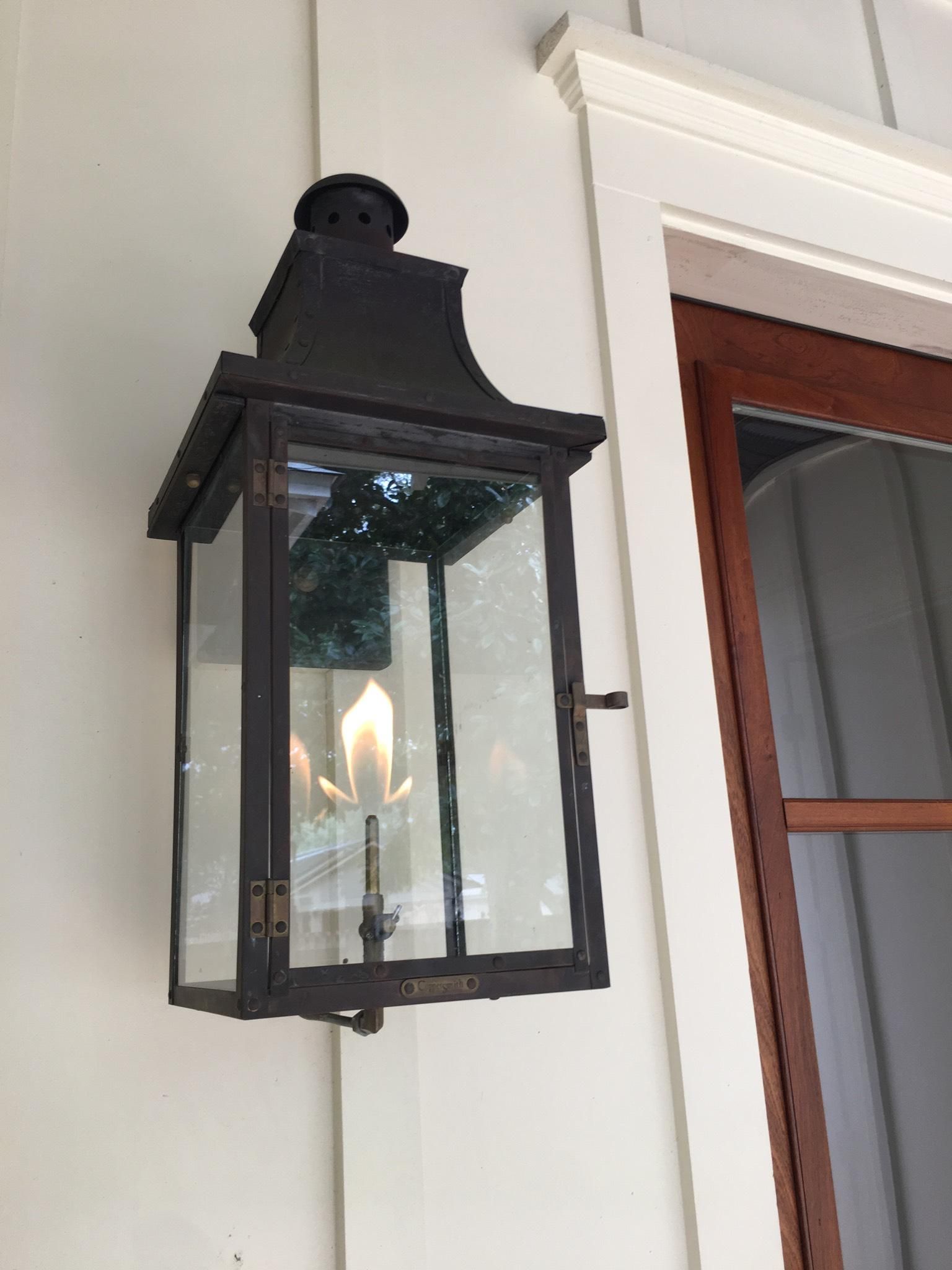 The CopperSmith Somerset Gas Wall Mount Lifestyle 16