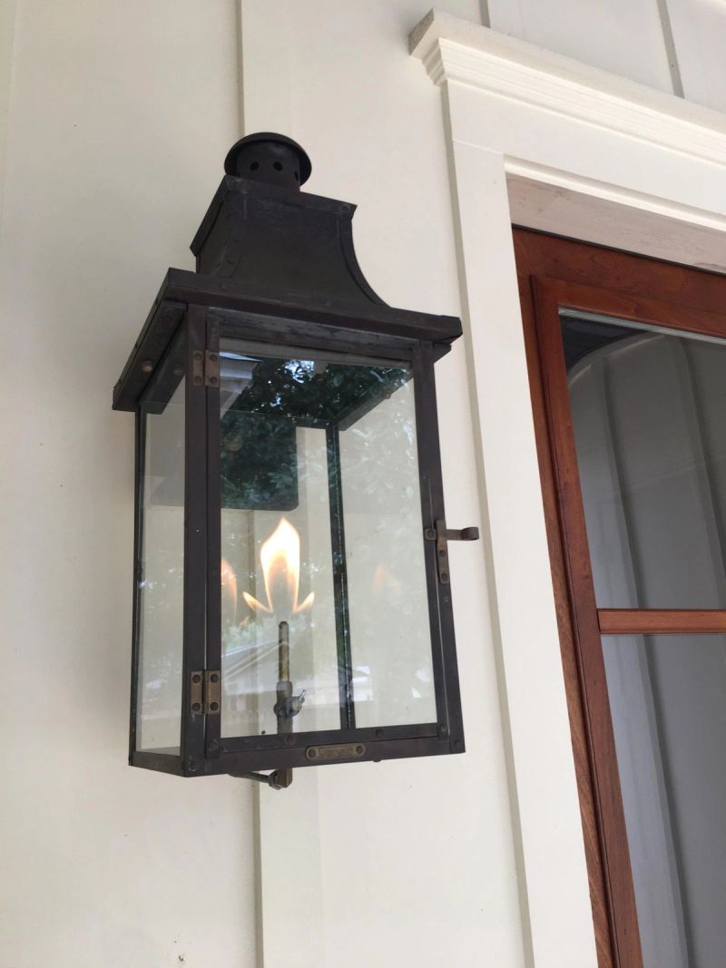 The CopperSmith Somerset Gas Wall Mount Lifestyle 16