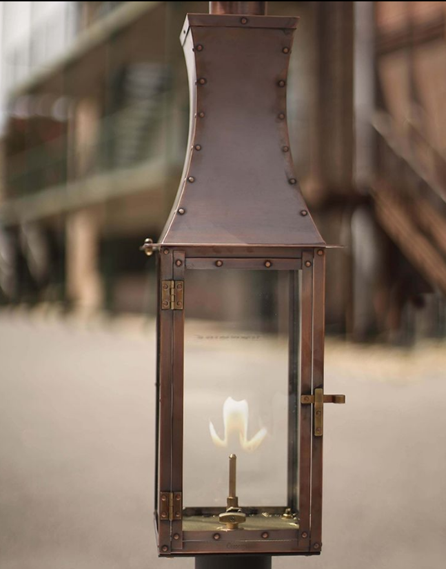 The CopperSmith Churchill Gas Post Mount Lifestyle 11