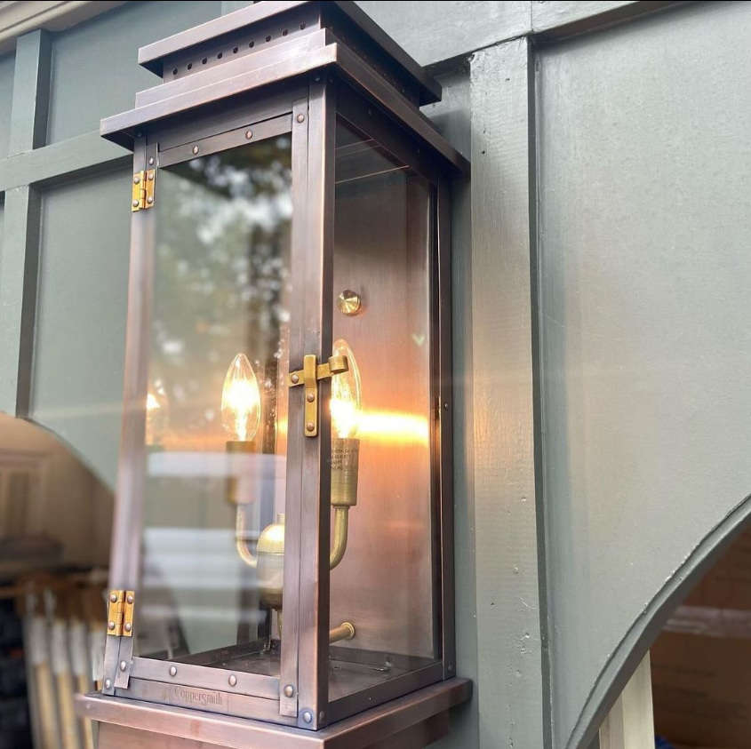 The CopperSmith Contempo Electric Flush Mount Lifestyle 2