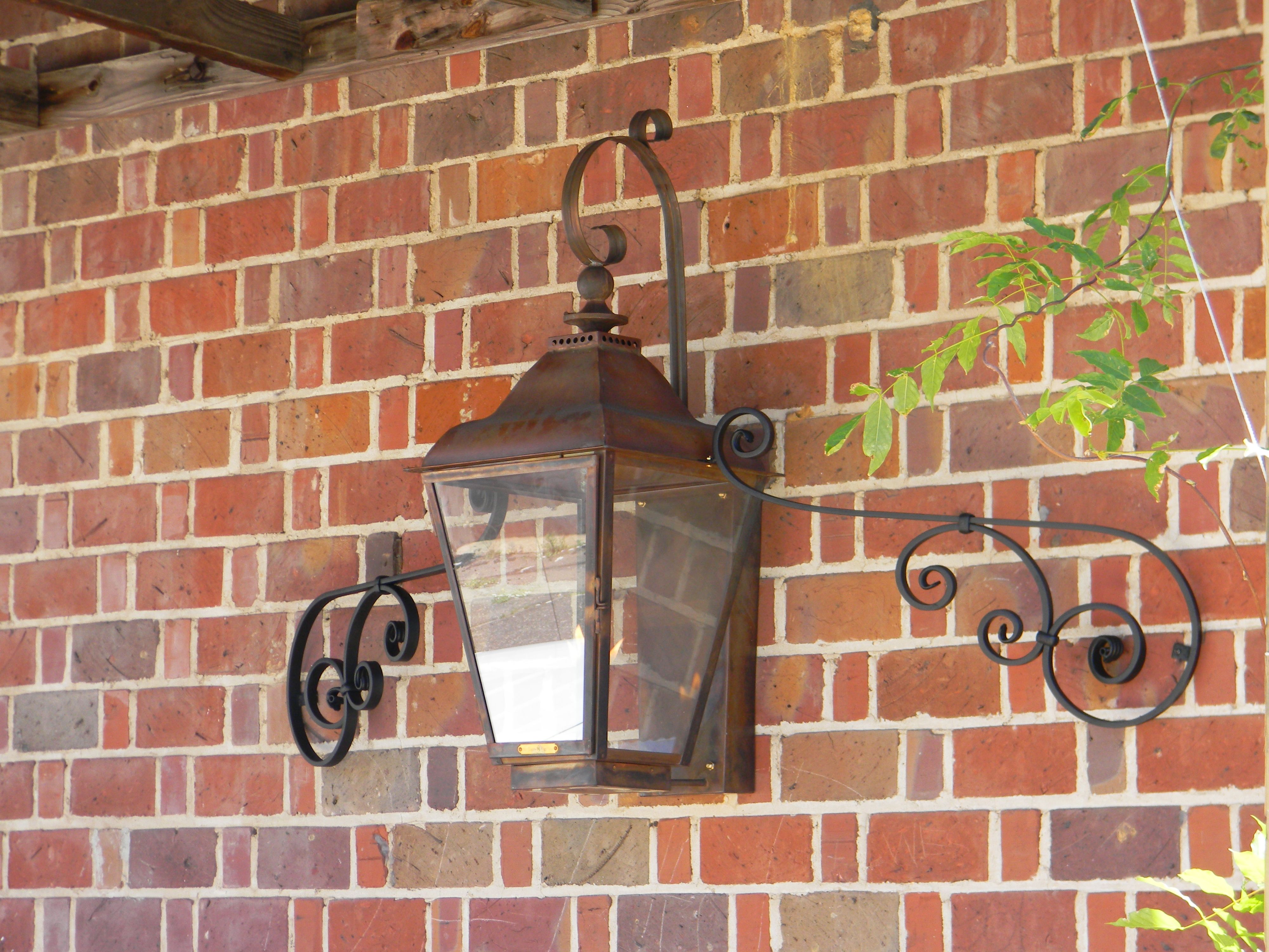 St. James Brunswick Gas Fancy Mustache Wall Mount Lifestyle 16