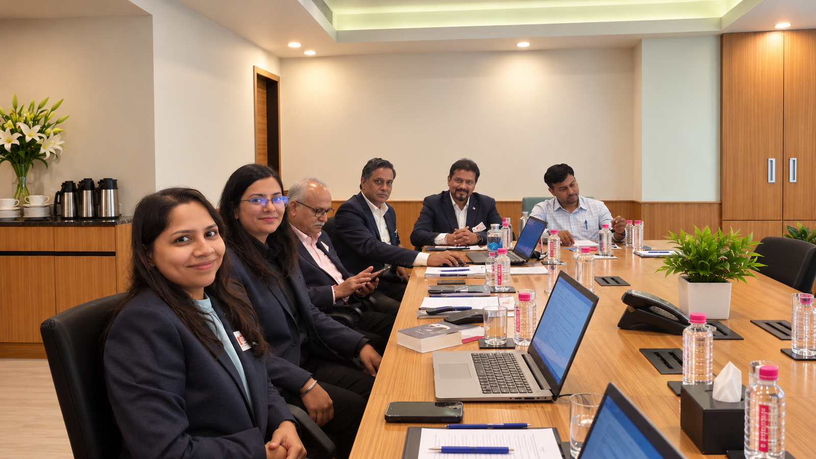 Management review meeting at Steelco Gujarat Limited