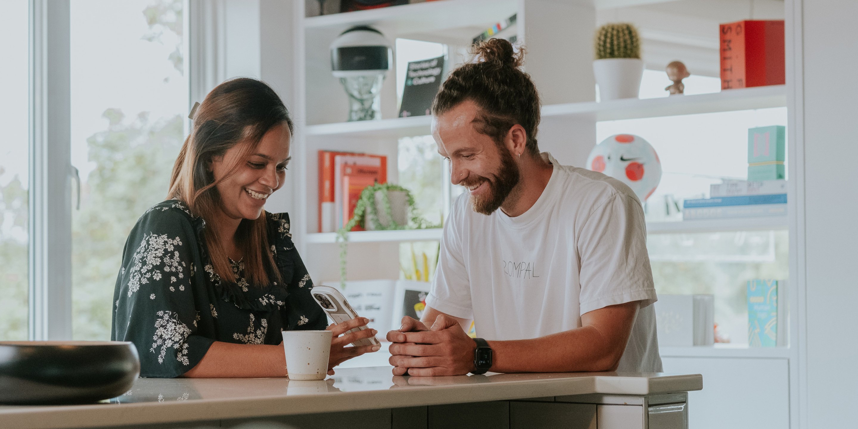 Thari and Tom geek out