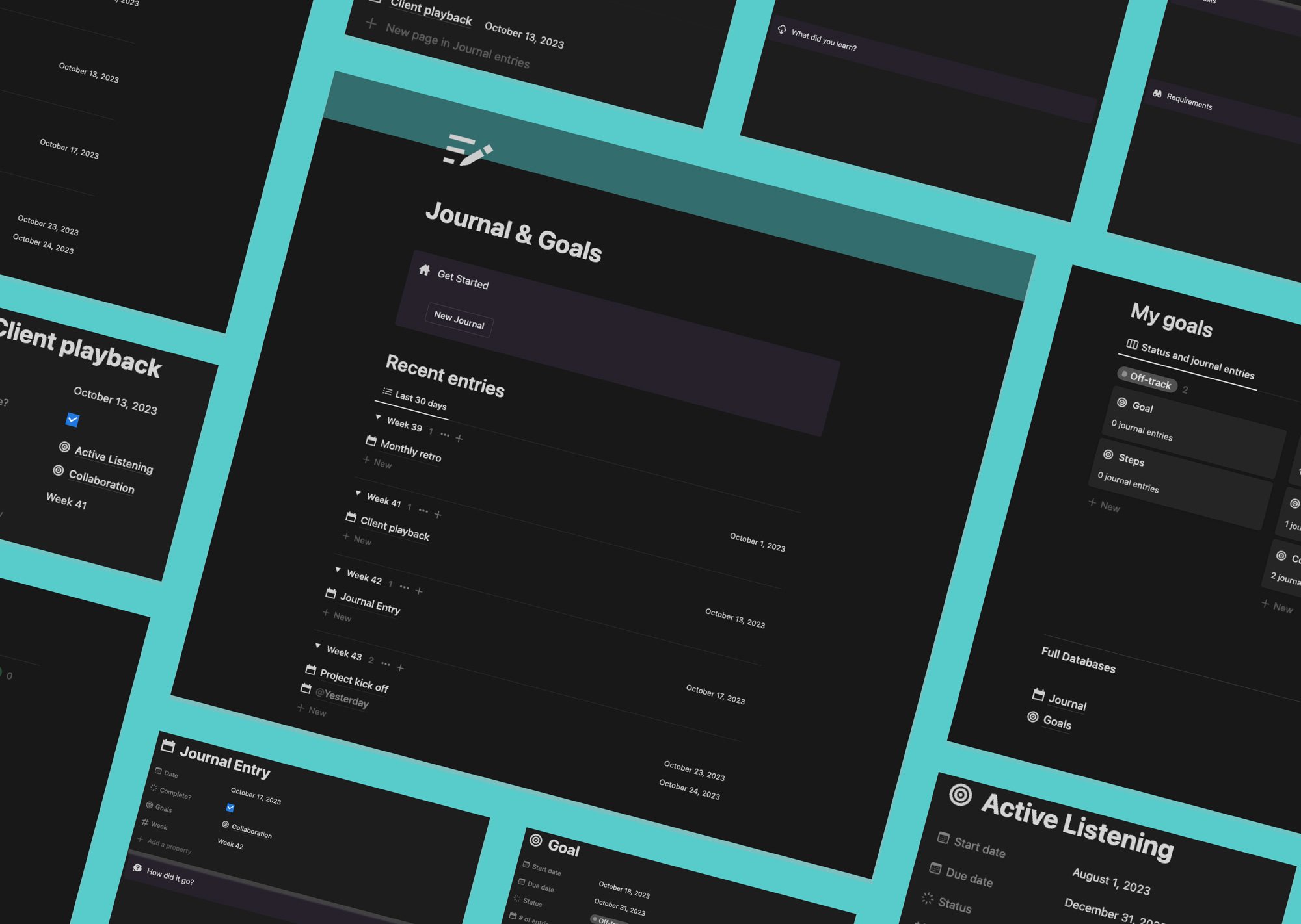 Build your own application "Lego set" with object orientation and Notion