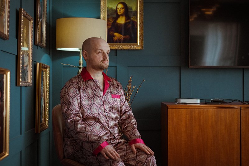 Wakey in his glorious PJs