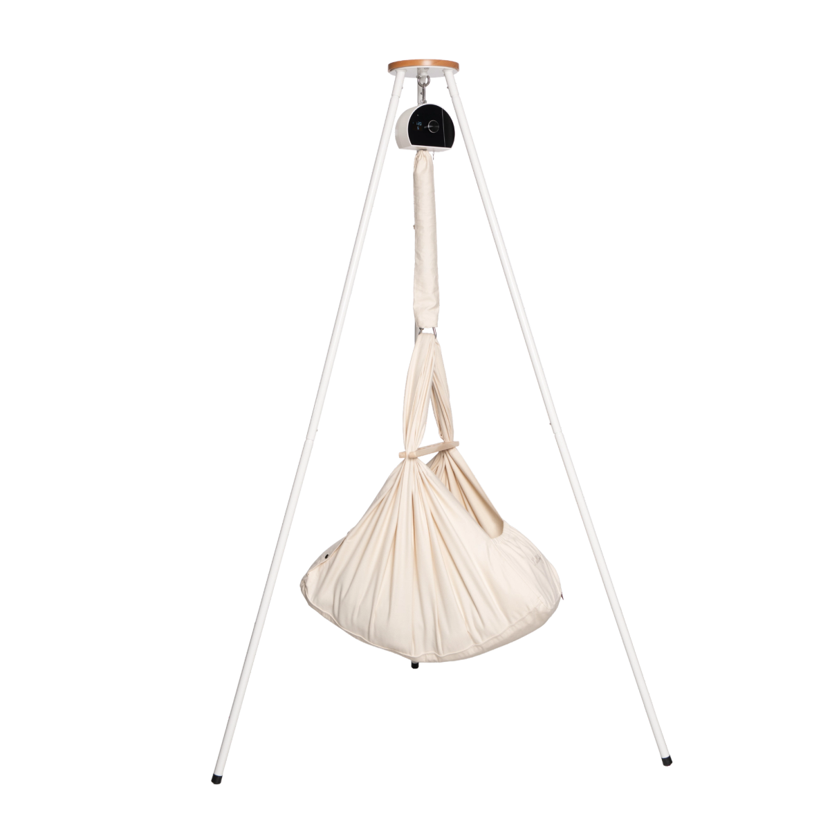 Federwiege aus BIO-Baumwolle inkl. Ständer Tripod (Bild 3)