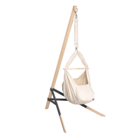 Federwiege aus BIO-Baumwolle inkl. Ständer Esche (Bild 1)