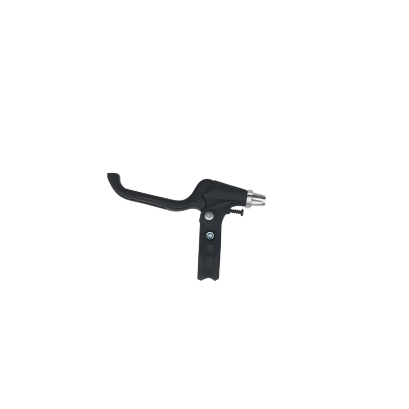 Handbremse BalanceGo 14″ in Schwarz mit Bremshebel und silbernem Seilzugeinsteller, freigestellt