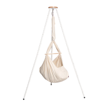Federwiege aus BIO-Baumwolle inkl. Ständer Tripod (Bild 1)