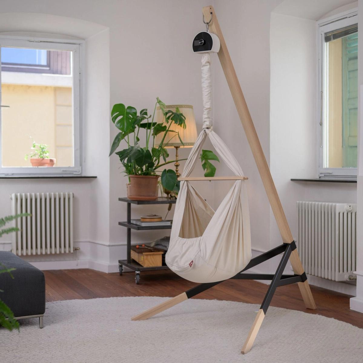 Federwiege aus Baumwolle mit Motor und Ständer (Bild 6)