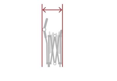 Länge zusammengeklappt ohne Räder