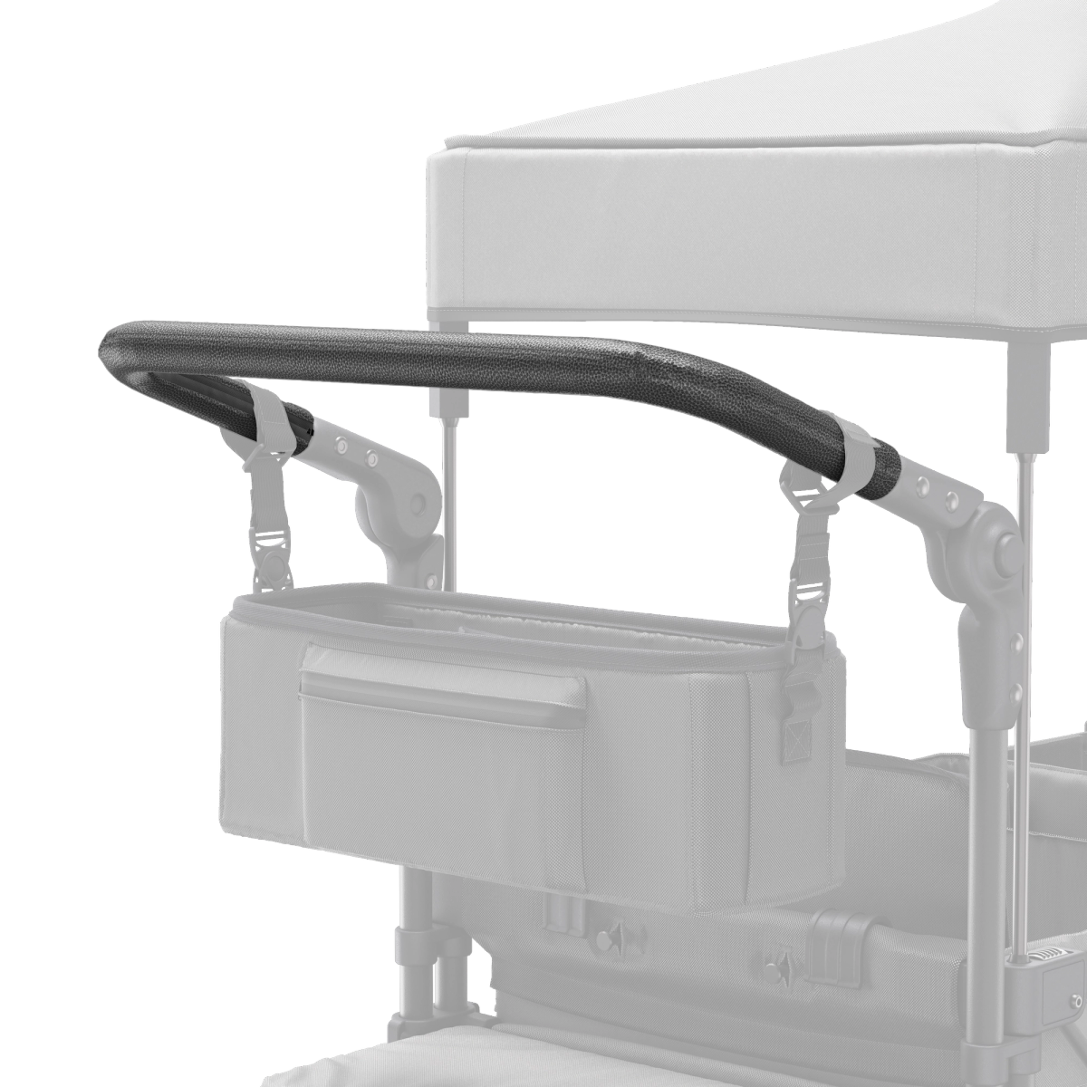 FamilyStar Custom 2-Sitzer-Plus Überzug aus Kunstleder für Schiebegriff (Bild 5)