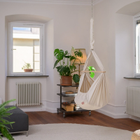 Federwiege aus BIO-Baumwolle inkl. Deckenbefestigung (Bild 2)