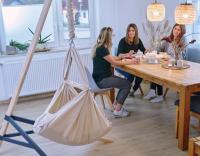 Federwiege aus Baumwolle mit Ständer (Bild 6)