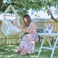 Federwiege aus BIO-Baumwolle (Bild 3)