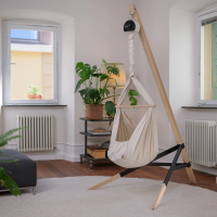 Federwiege aus BIO-Baumwolle inkl. Ständer Esche (Bild 2)