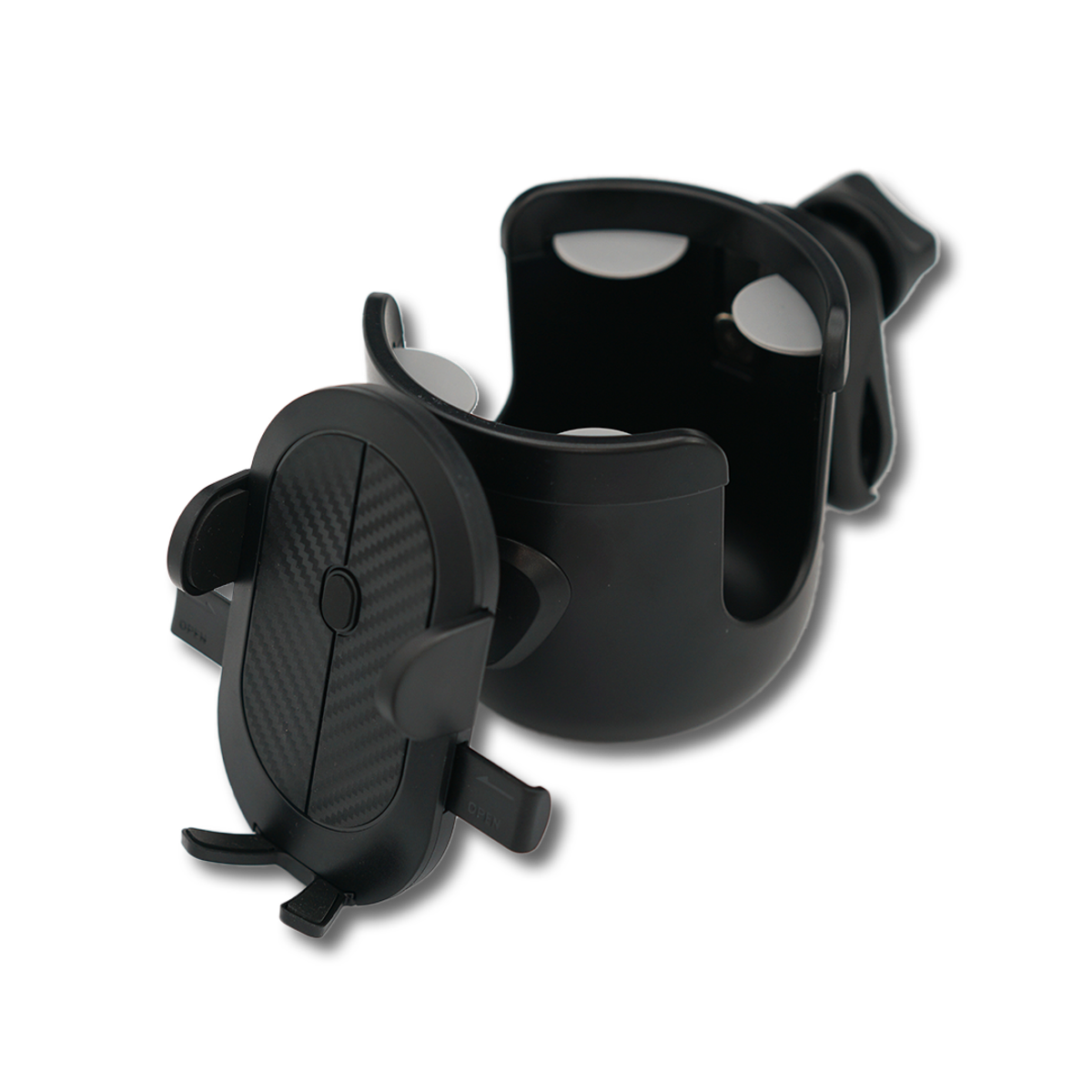 Abbildung: Becher- und Smartphonehalter Premium