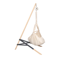 Federwiege aus BIO-Baumwolle inkl. Ständer Esche (Bild 3)