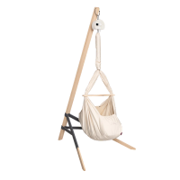 Federwiege aus BIO-Baumwolle inkl. Ständer Esche (Bild 1)