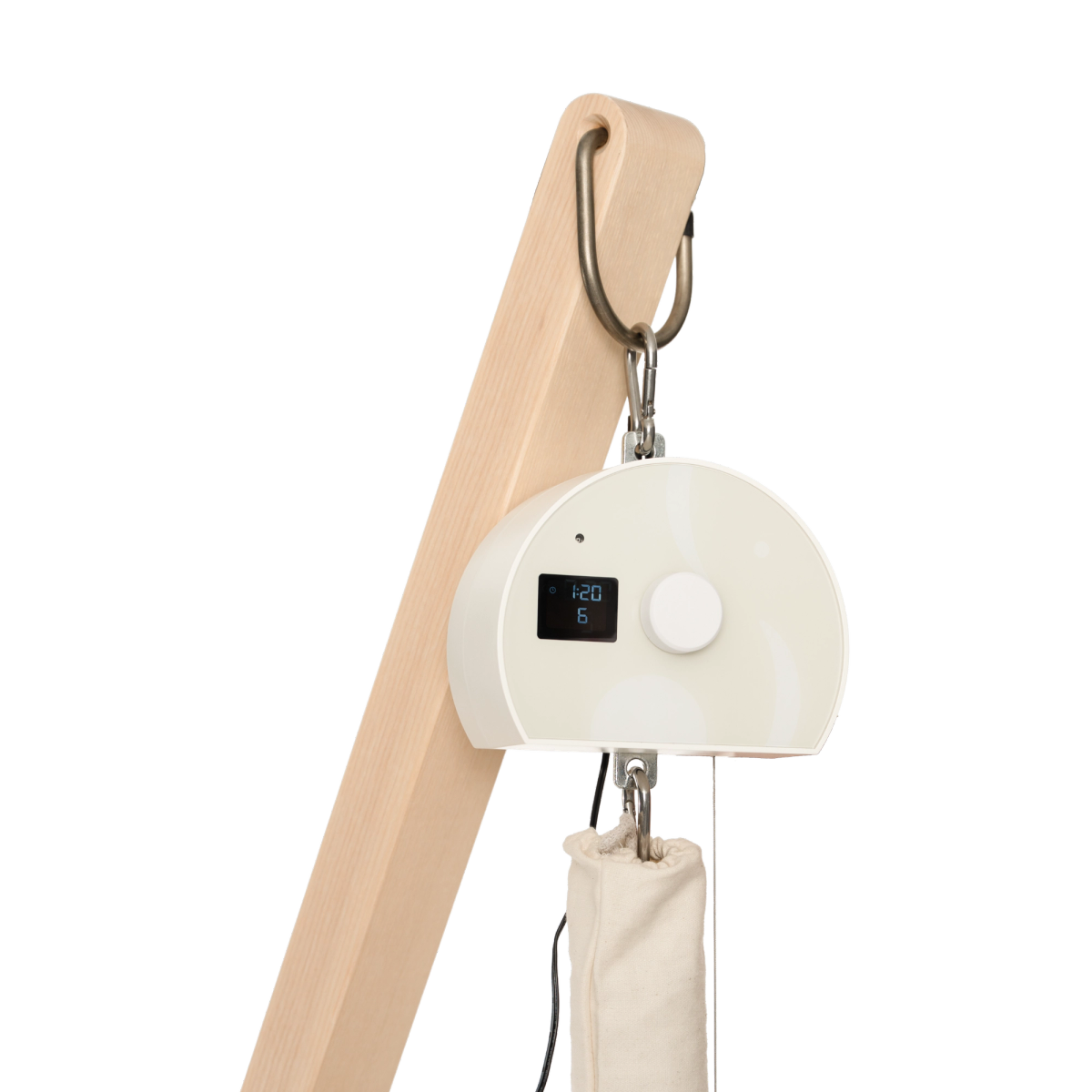 Federwiege aus BIO-Baumwolle inkl. Ständer Esche (Bild 4)