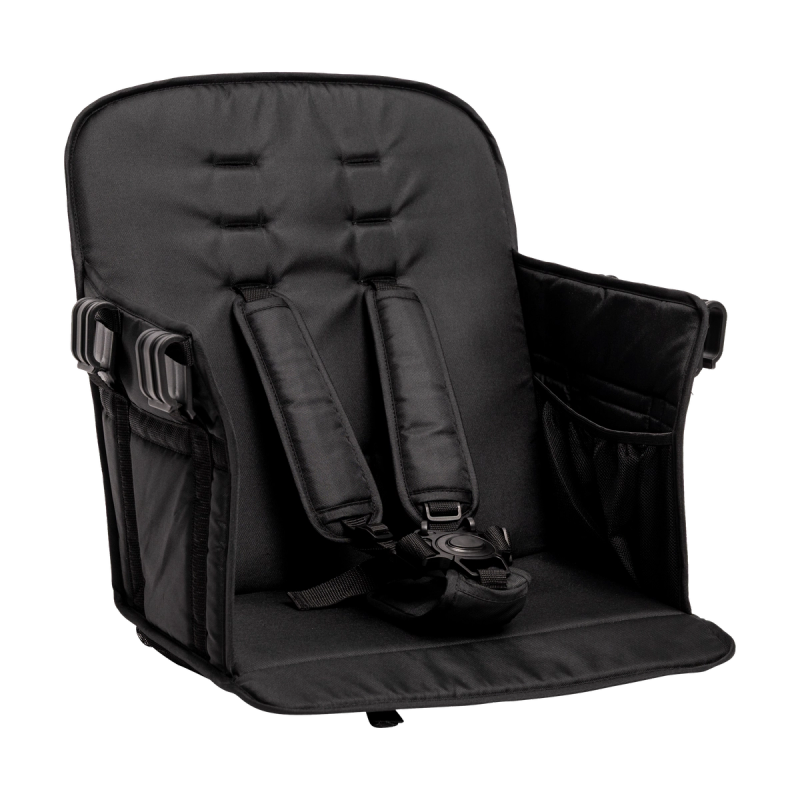 Ergonomische Sitzpolster FlexProfessional 2 schräg von vorn mit Netztasche an der Seitenwand, freigestellt
