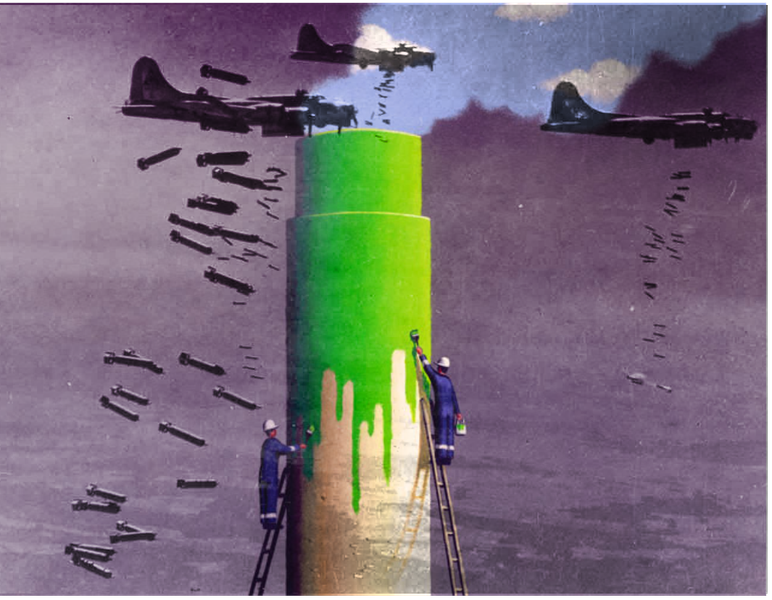 the carbon footprint of war