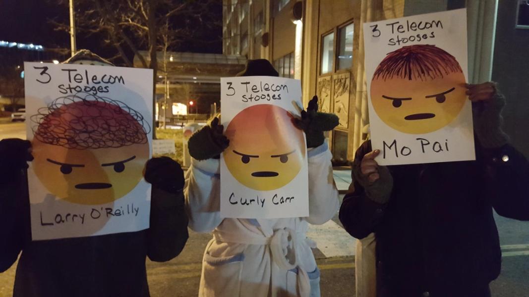 small acts including freezing your ass off outside the FCC for Net Neutrality