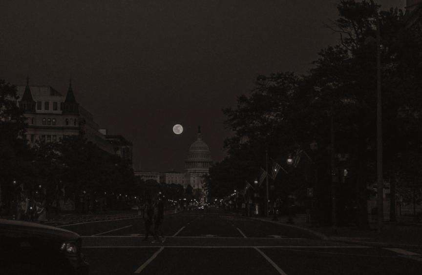 harvest moon over DC