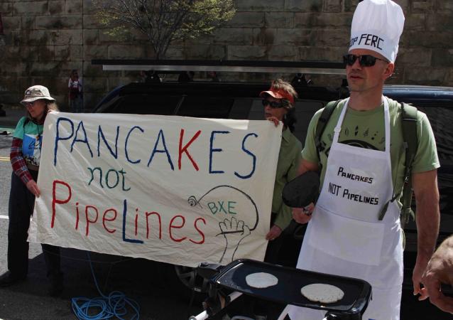 FERC protest against pipelines