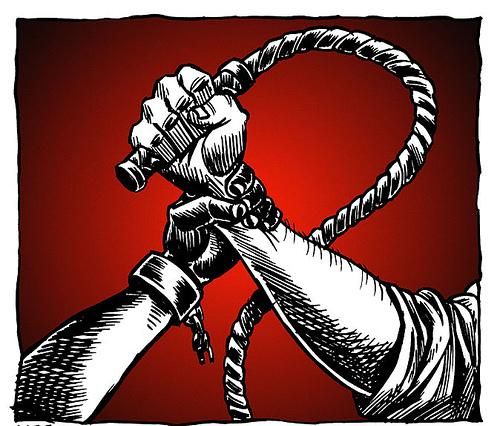 cancel rent signs at a rally