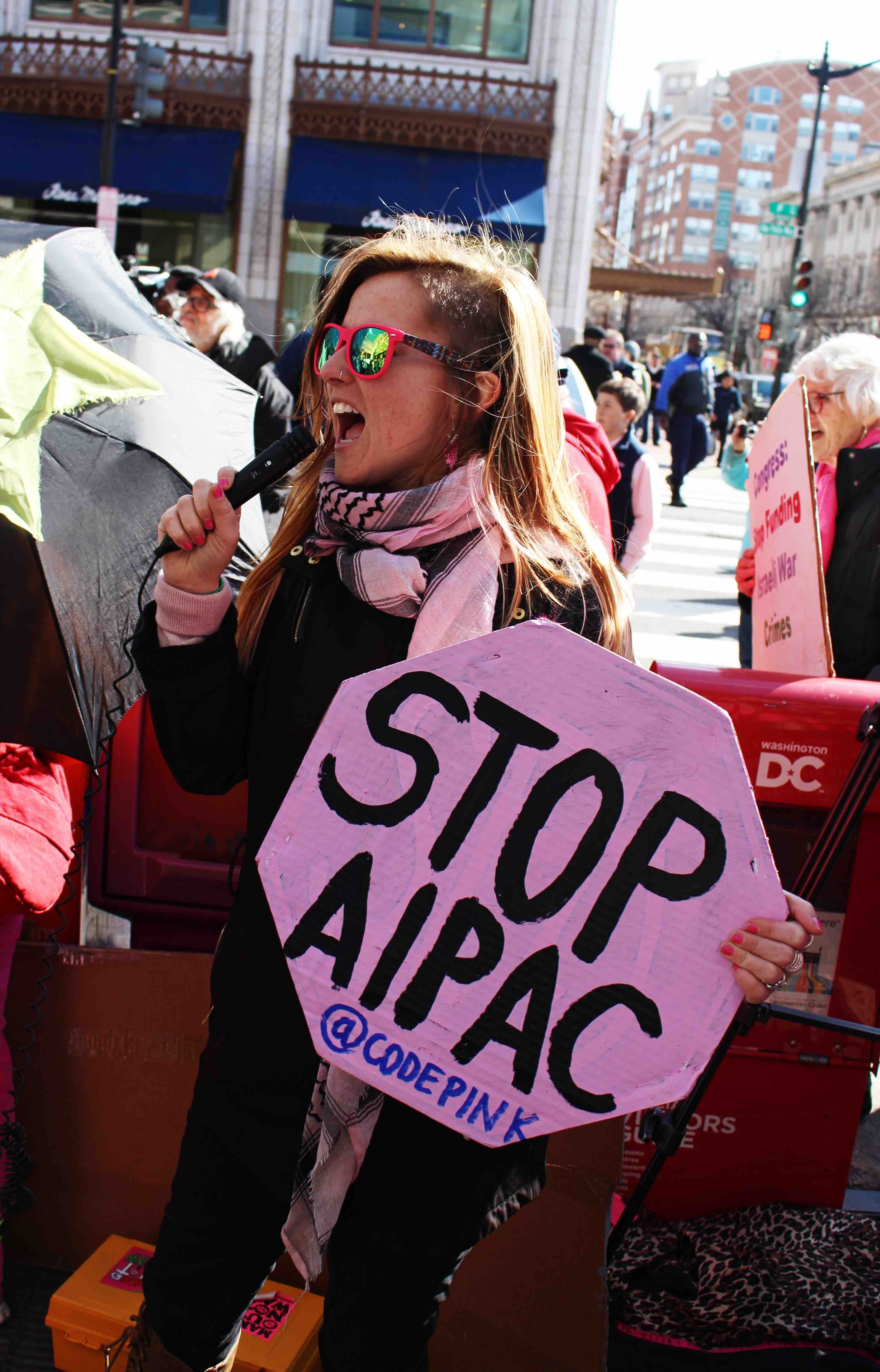 stop aipac protest