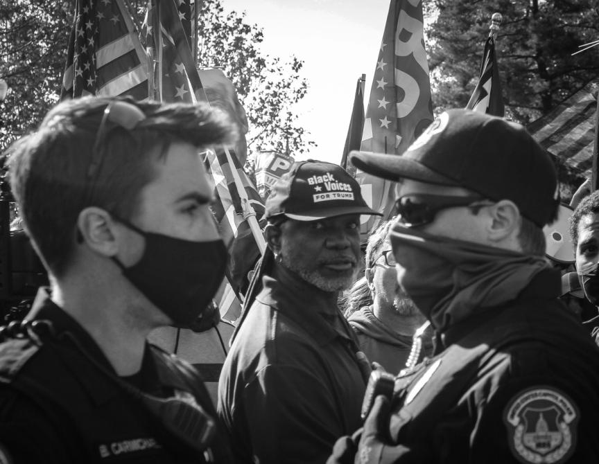 Trump Protest and Counter-Protest