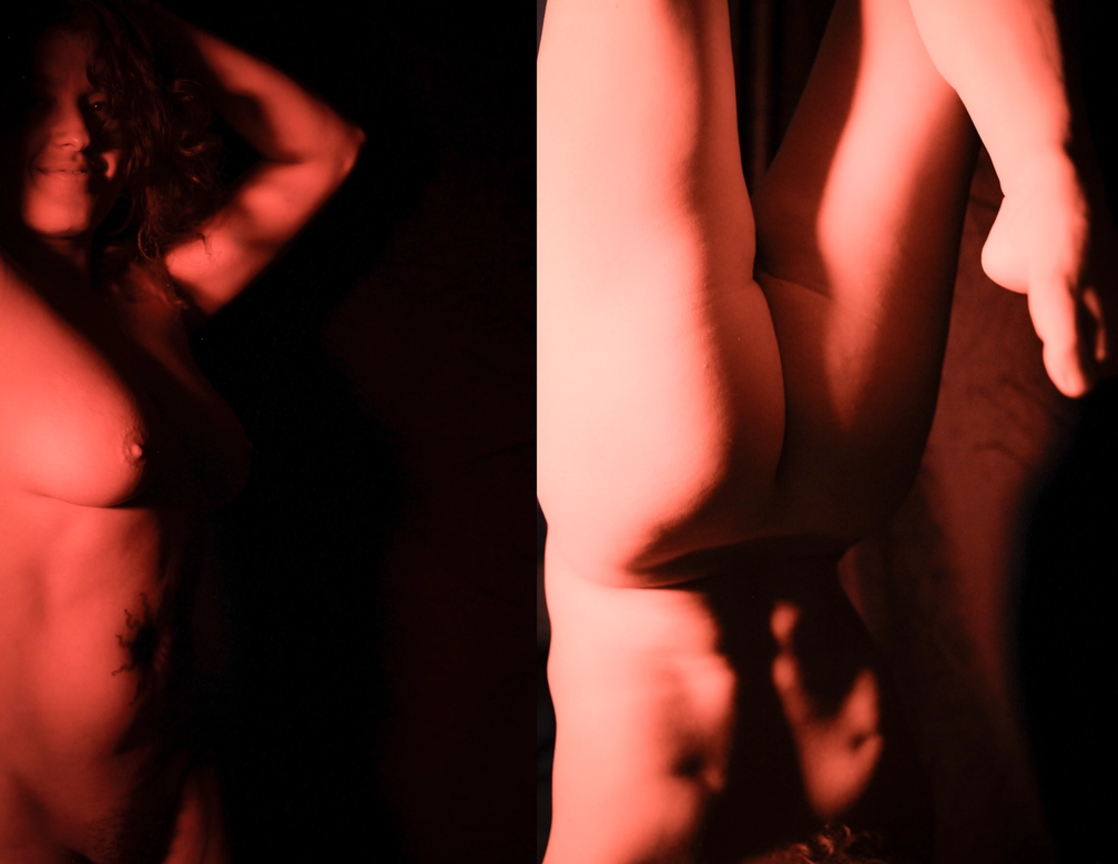 two nude images
