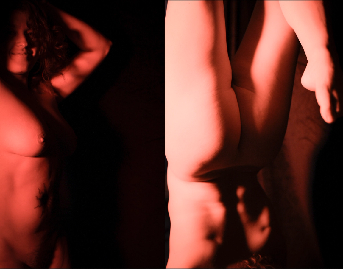 two nude images