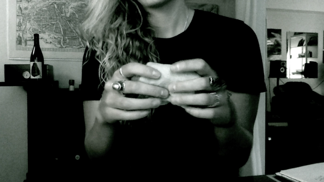 folding wrinkled napkinds poem