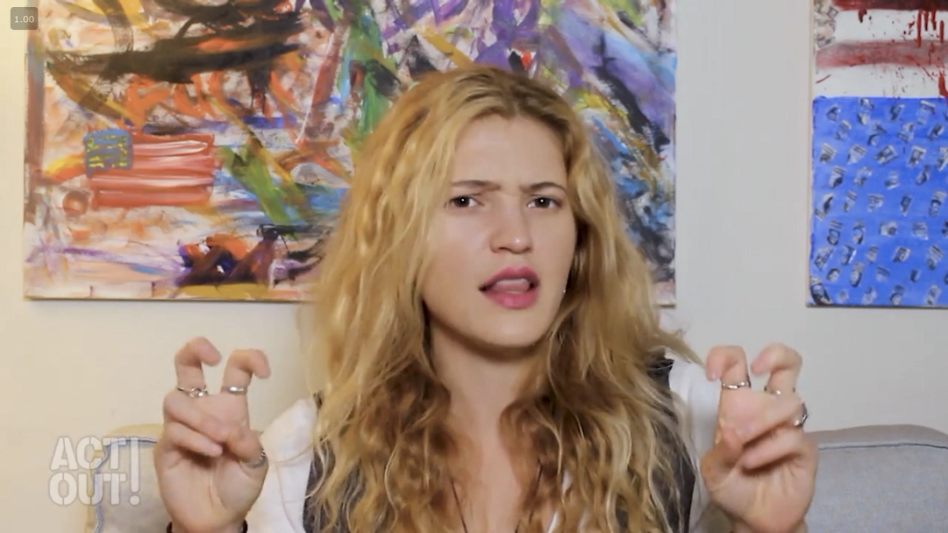 air quotes mockingly 