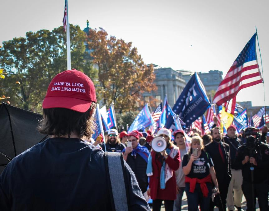 Trump Protest and Counter-Protest