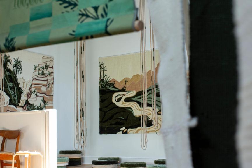 gallery exhibit angle