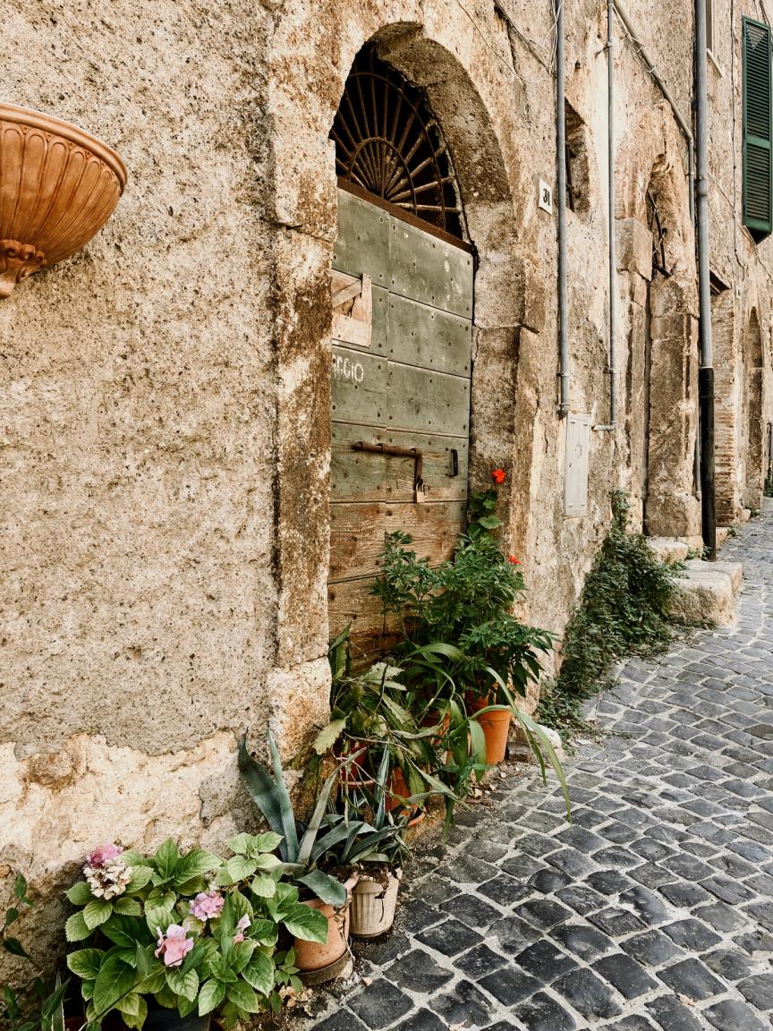 the doors of Tolfa, Italy