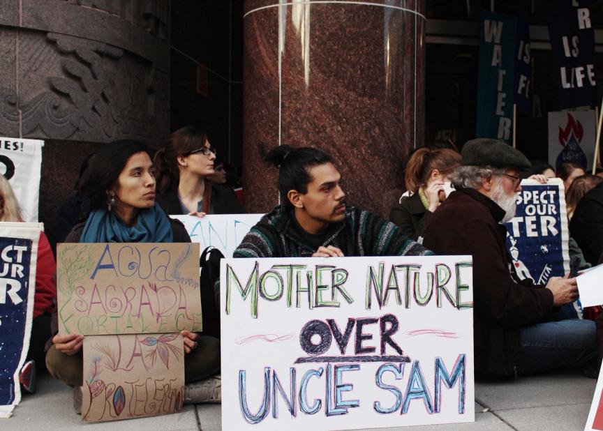 Agua Sagrada NO DAPL Protest
